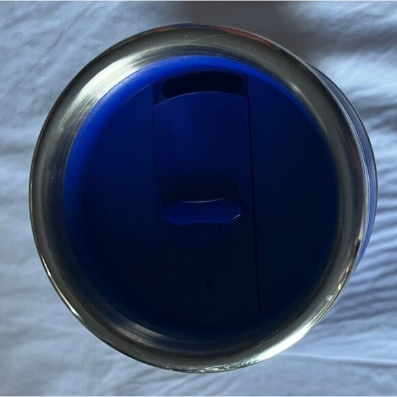 COLORADO Tumbler Coffee Mug Travel Cup Holder Fitted Mountains Blue Plastic 7in - Picture 3 of 4
